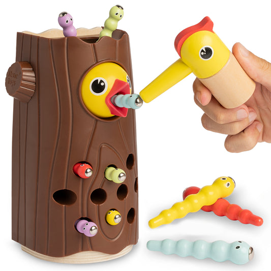 Little Woodpecker Magnetic Toy