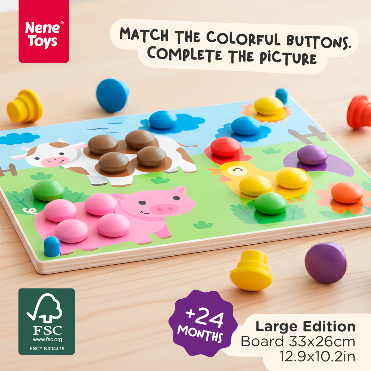 Color Botton Board 48pcs [Big Edition]