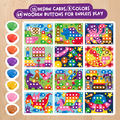 Color Botton Board 48pcs [Big Edition]
