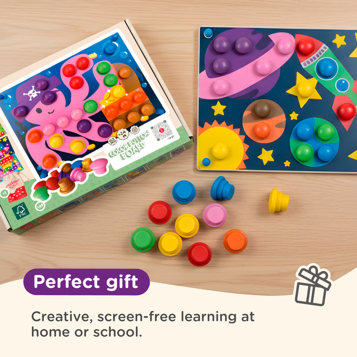 Color Botton Board 48pcs [Big Edition]
