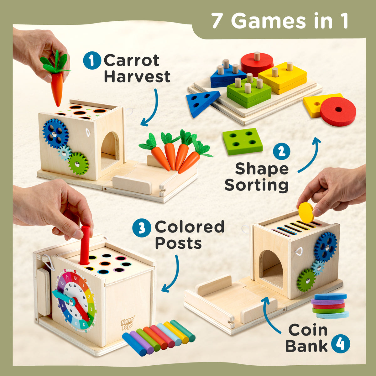 Cubo Montessori 7 in 1
