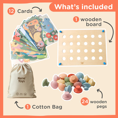 Color Button Board - Soft Pastel Colors