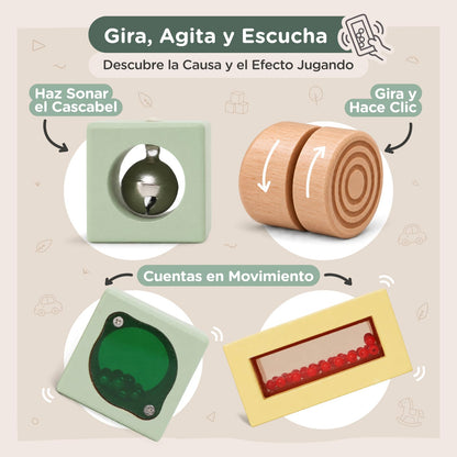 Sensory Wooden Blocks Set — PT02
