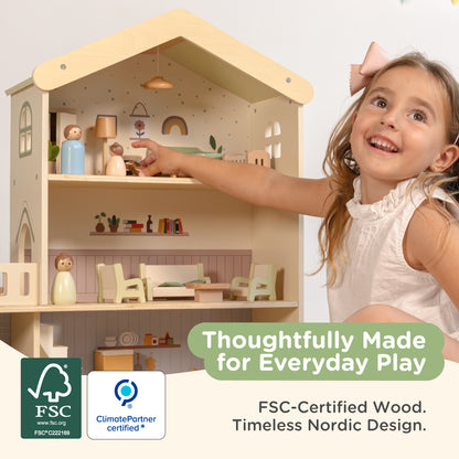 Wooden Doll House — product details
