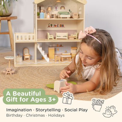 Wooden Doll House — product details