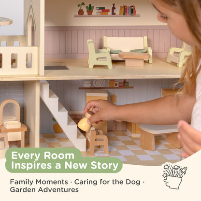 Wooden Doll House — product details