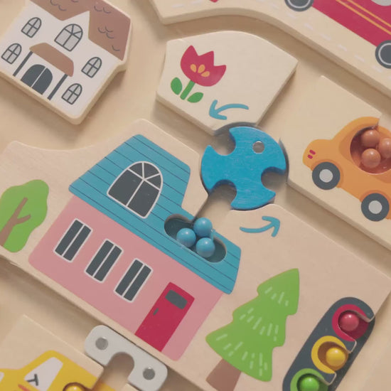 Magnetic City Maze — see it in action