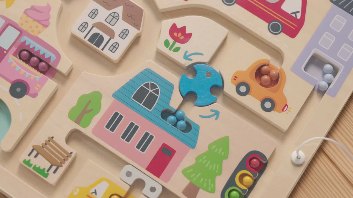 Magnetic City Maze — see it in action