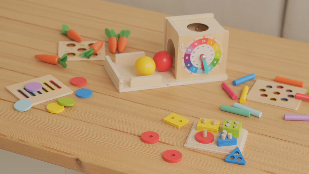 7 in 1 Montessori Play Cube — see it in action