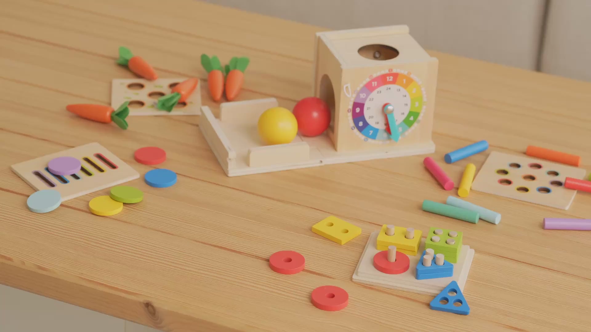 7 in 1 Montessori Play Cube — see it in action