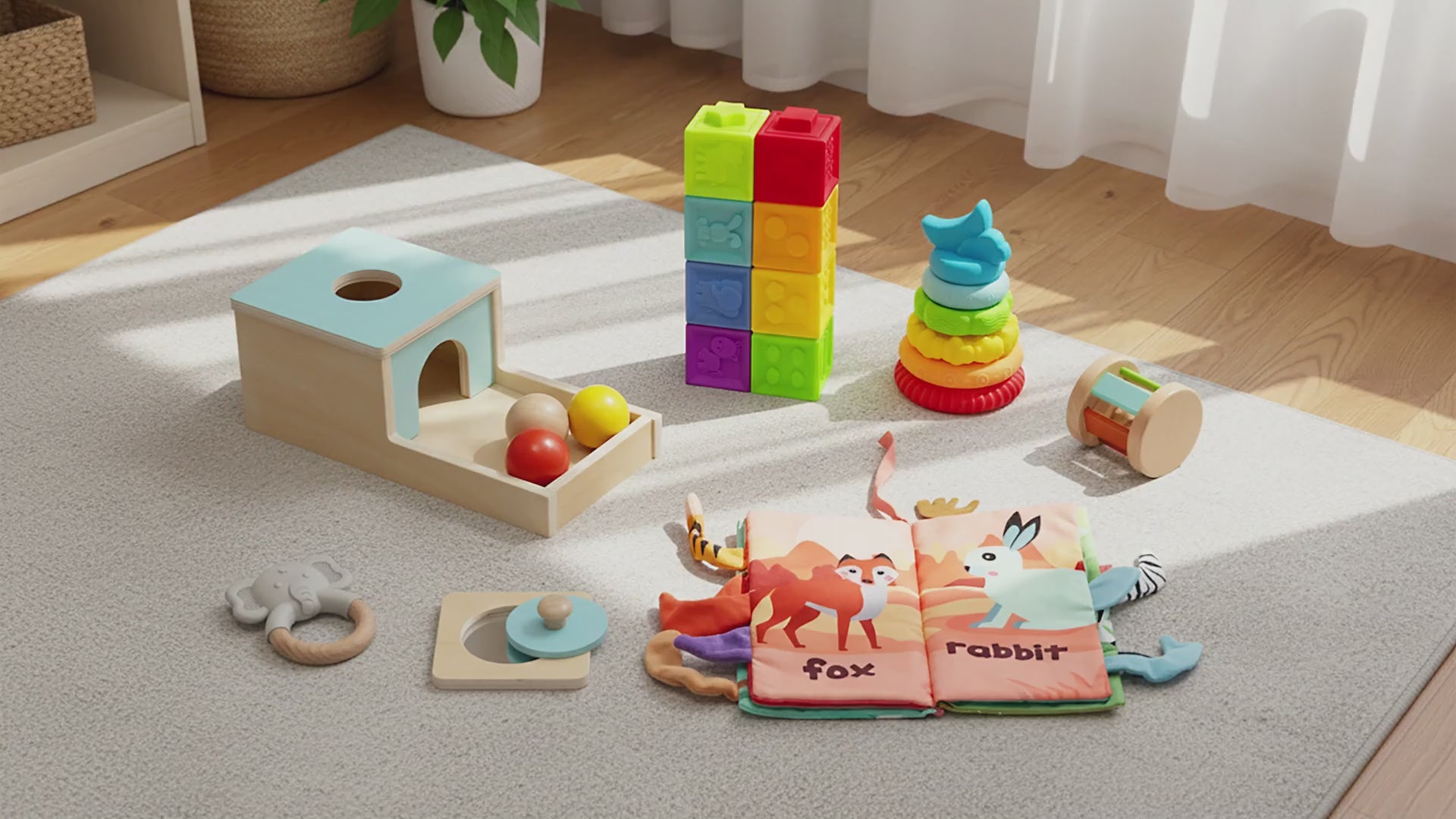 Learning Box 6-12M — see it in action